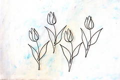 Dekorácie - tulipán III * 18 cm - 14416707_
