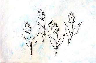 Dekorácie - tulipán III * 18 cm - 14416707_