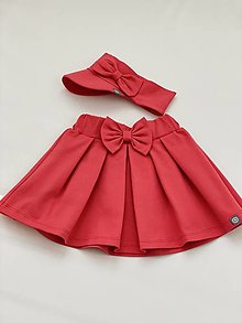 Detské oblečenie - Suknička s mašličkou - 14421214_