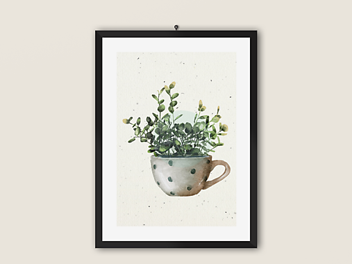  - Art Print| Domáce rastliny| 05 (A4) - 14422169_