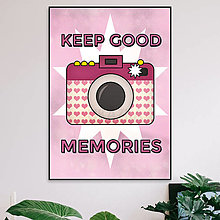 Grafika - Grafika Keep good memories - srdiečka - 14420515_