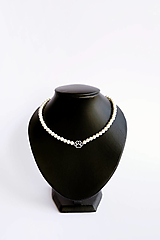 Náhrdelníky - shell perlový náhrdelník - labka - 14423664_