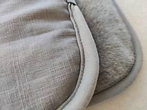 Detský textil - VLNIENKA Vložka do autosedačky  Britax Römer Dualfix 2R 100% Merino Top Super wash Grey 100% ľan šedý - 14424626_