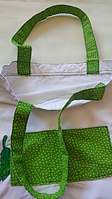 Nákupné tašky - "Lístoček" nákupná taška maľovaná  - 14426049_