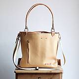 Veľké tašky - Kožená kabelka Klasik Daily *Sunshine* - 14424509_