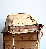 Veľké tašky - Kožená kabelka Klasik Daily *Sunshine* - 14424517_