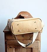 Veľké tašky - Kožená kabelka Klasik Daily *Sunshine* - 14424536_
