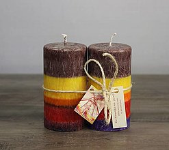 Sviečky - Ku Kámoške na skvelý punč mini / 2 sviečky - 14423056_