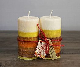 Sviečky - Ku Kámoške na kávičku mini / 2 sviečky - 14423297_