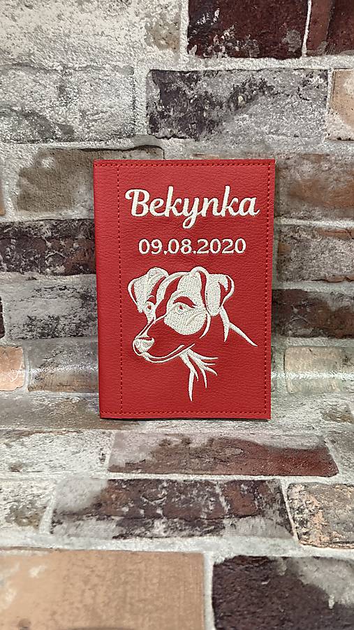 Pre zvieratá - Obal na petpass/veterinárny preukaz (Jack Russel) - 14426540_
