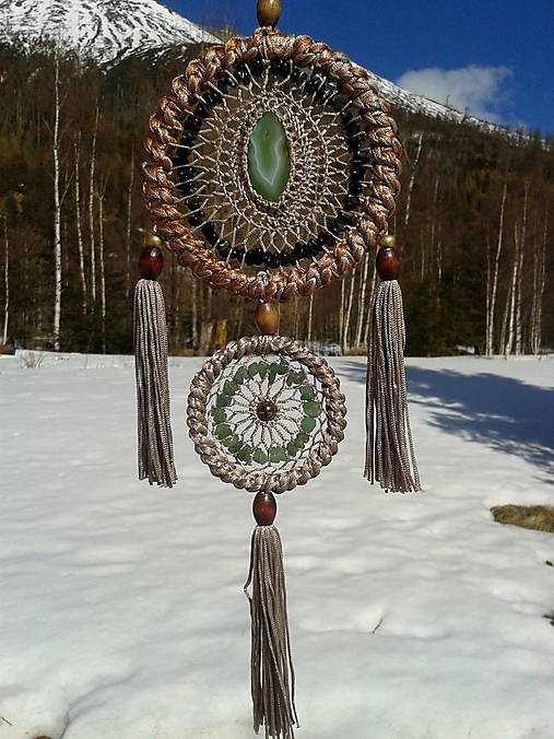 Dekorácie - Mandala rovnováhy energetického poľa - 14431532_