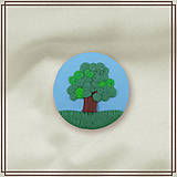 Brošne - Brošňa strom na každé ročné obdobie - leto - 14430610_