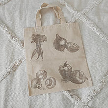 Nákupné tašky - Eko nákupná taška (So zeleninou) - 14434971_