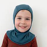Detské čiapky - Detská zimná merino kukla - 14435865_