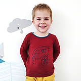 Detské oblečenie - Chlapčenské merino tričko autíčko - 14436418_