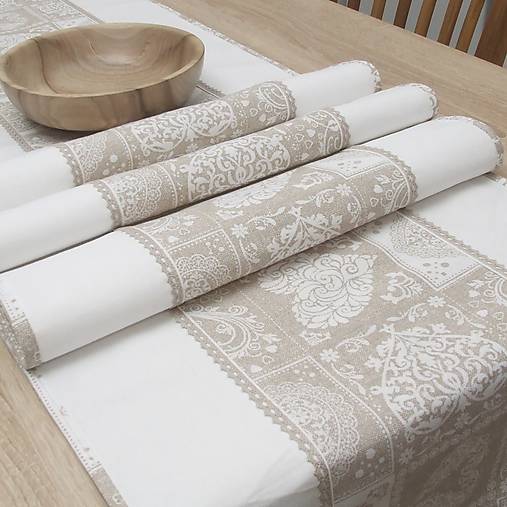 Úžitkový textil - JULIANA - stredový obrus (170 cm x 40 cm) - 14437342_