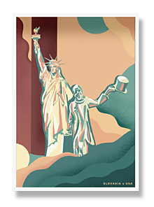 Grafika - Schöne Náci x Statue of Liberty - 14438310_