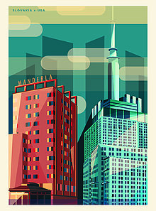 Grafika - Manderlák x Empire State Building - 14438377_