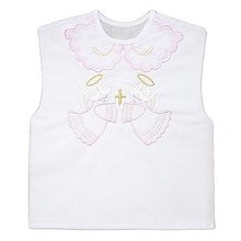 Detské oblečenie - Košieľka na krst - Anjel DUO ružový - 14442113_