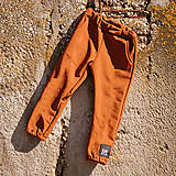 Detské oblečenie - Softshellové nohavice - basic caramel - 14440683_