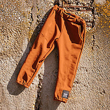 Detské oblečenie - Softshellové nohavice - basic caramel - 14440683_