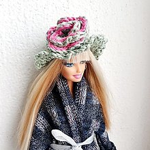 Hračky - Zelenoružový klobúčik pre Barbie - 14439654_