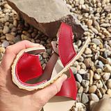 Ponožky, pančuchy, obuv - Kožene barefoot sandálky- uvádzacia cena, potom bude cena 75eur - 14440165_