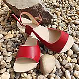 Ponožky, pančuchy, obuv - Kožene barefoot sandálky- uvádzacia cena, potom bude cena 75eur - 14440166_