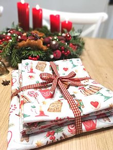 Úžitkový textil - Vianočný set - 14439581_