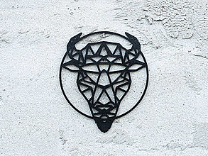 Dekorácie - POLLY – geometrický obraz na stenu– Bizón - 14439366_