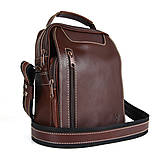 Pánske tašky - Luxusná kožená etuja z hovädzej kože, hladká lesklá koža, hnedá farba - 14443407_