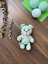 Hračky - medvedík malý Softík - zelený - 14444315_