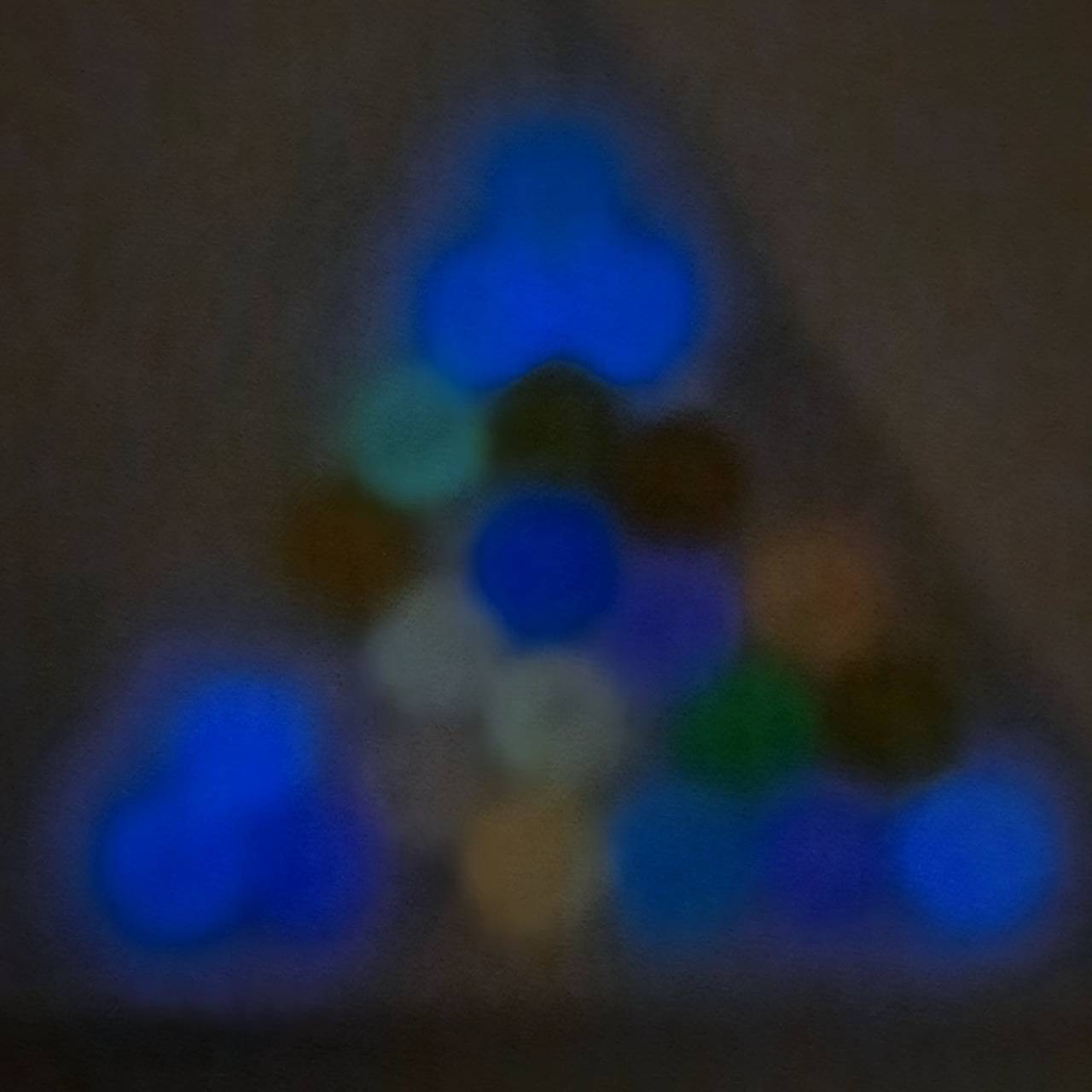 Svietiace akrylové korálky 8mm