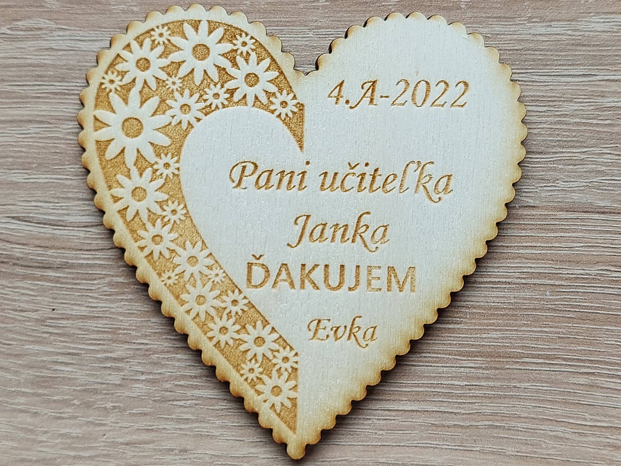 Darček pre pani učiteľku 9cm