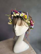 Ozdoby do vlasov - Kvetinový venček "rozkvitnutý breh" - 14448444_