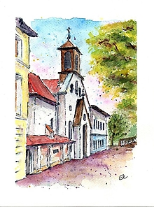 Obrazy - Banská Bystrica - kostol sv. Alžbety - 14452415_