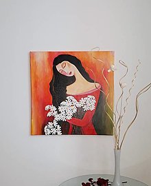 Obrazy - Žena 1, 50 x 50 cm, akryl - 14452021_