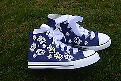 Ponožky, pančuchy, obuv - Nevesta v modrej farbe - 14453859_