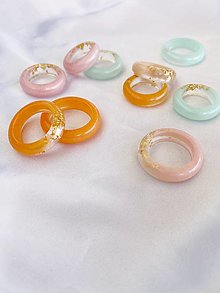 Prstene - Resin rings - 14452893_