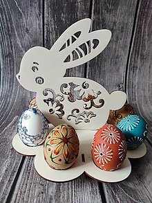Dekorácie - Veľkonočný zajac na vajíčka - 14453006_