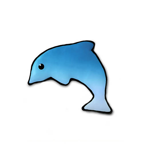 Cartoon magnetka (delfín)