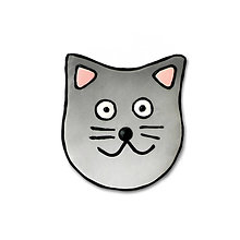 Magnetky - Cartoon magnetka (mačka) - 14453510_