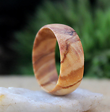 Prstene - Unisex prsteň z olivového dreva - 14454960_