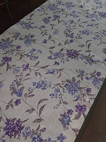 Úžitkový textil - obrus fialky - 14458894_