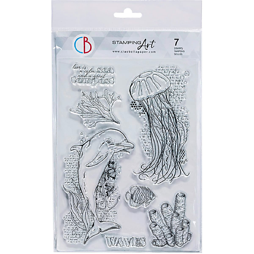 Nástroje - Pečiatky CIAO BELLA Calming Sea - 14458948_