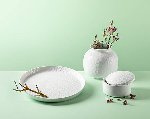 Dekorácie - Porcelánový set - Ze sněhových sítí... - 14459017_