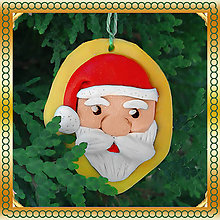 Dekorácie - Vianočná ozdoba Golden edition (Santa) - 14457869_