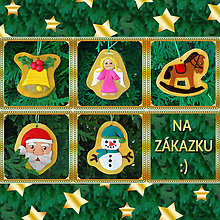 Dekorácie - Vianočná ozdoba Golden edition (NA ZÁKAZKU) - 14457891_