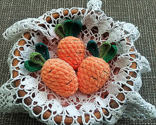 Dekorácie - Háčkované mrkvičky - 14461152_