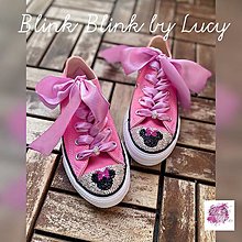 Ponožky, pančuchy, obuv - Ružové detské CONVERSE MINNIE Mickey - 14460842_
